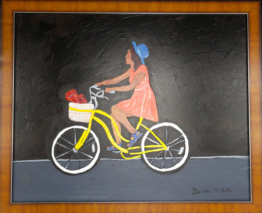 Framed 16x20 Painting Titled Joy Ride